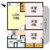 パークス Ⅱの間取り画像