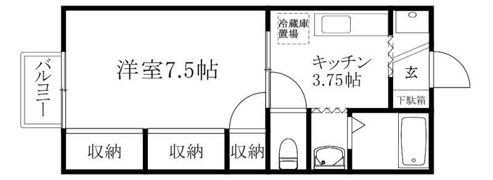 ハイブリッジA棟の間取り画像