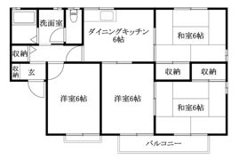 セジュール岩田の間取り画像