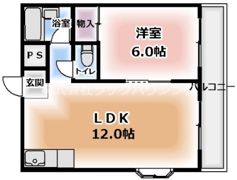 ベル平代の間取り画像