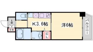 ワールドアイ神戸湊町の間取り画像