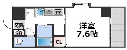 北堀江GGRの間取り画像