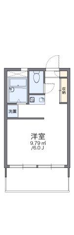 レオパレス住吉壱番館の間取り画像