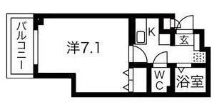 ベルシティ台原パークの間取り画像