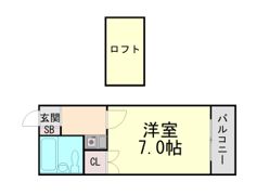 マンショントニオー能勢口第二の間取り画像