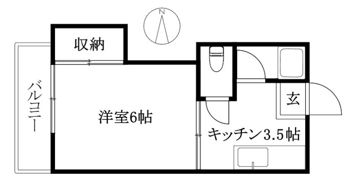 コーポユーの間取り画像