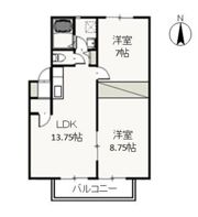 アーバンF Bの間取り画像