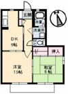 ハピネス口田の間取り画像