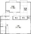 サンライフ坂本 Bの間取り画像