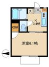 美杉コーポの間取り画像