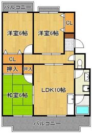 森田ハイツの間取り画像