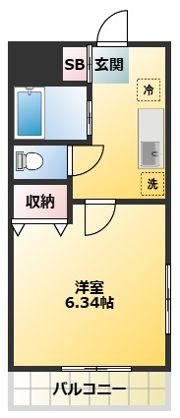 ローズガーデンⅠの間取り画像