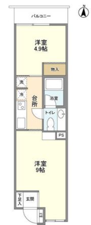 バウムプラッツの間取り画像