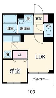 Tres美麗の間取り画像