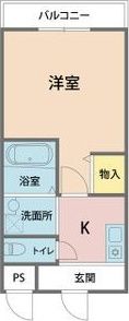 嵜本レジデンス福島の間取り画像