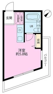 レイエクセレントリバーサイド磯子の間取り画像