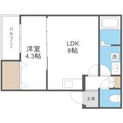 Well-being鶴橋の間取り画像