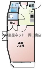 パークプレイス今8の間取り画像