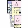 クレールⅡ Bの間取り画像