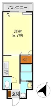 クレアメゾン本町の間取り画像