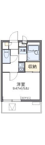 レオパレスオネスティの間取り画像