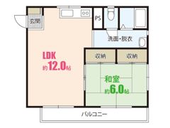 コーポ宮本の間取り画像