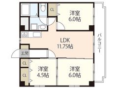 ユニテタワラの間取り画像