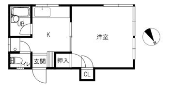 ホワイトハウス笠舞の間取り画像