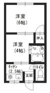 橋本アパートの間取り画像