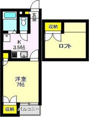 シティーハイツ石原の間取り画像