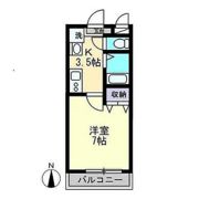 クレセント富町の間取り画像