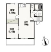 パインパレス Fの間取り画像