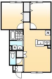 エルメゾン新涯の間取り画像