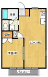 コーポ雅の間取り画像