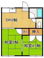 コーポ葉山の間取り画像