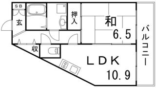 サンリッジ湊川の間取り画像