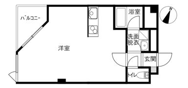 ライフイン225の間取り画像