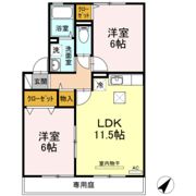 エスポワール加美 C棟の間取り画像