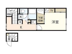 レオパレスアンパイヤーの間取り画像