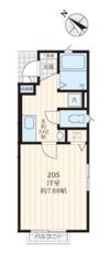 第二コーポ青山の間取り画像