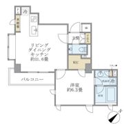 コスモリード恵比寿の間取り画像
