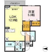 D-ROOM川北の間取り画像