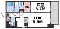 プレサンスNEO長堂アウローラの間取り画像