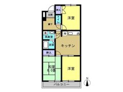 パラシオ東海の間取り画像