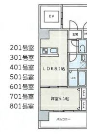グランメール岡本の間取り画像