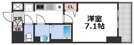 プリムール新深江の間取り画像