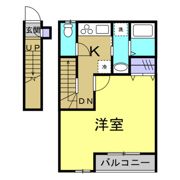 アンプルールリーブルD＆Sの間取り画像