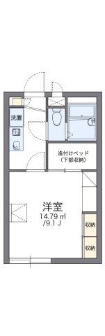 レオパレスキャピタルハイツの間取り画像