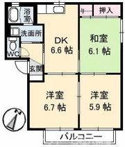 ファミール牟礼の間取り画像