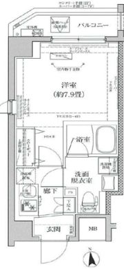 ルフレ イムーブル北千住の間取り画像